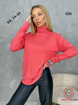 Водолазка женская однотонная