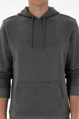 Erkek Antrasit Melanj Basic Sweatshirt Sepette S_rpriz _ndirim - U.s. polo assn фото 6