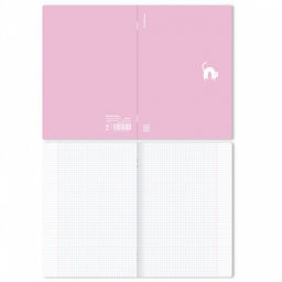 Цена за 3 шт. Тетрадь общая ученическая с пластиковой обложкой на скобе ErichKrause Brave cats, фиолетовый, А4, 48 листов, клетка_MIX-PACK фото 6