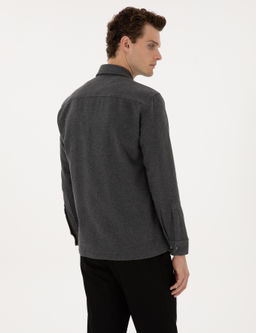 Antrasit Comfort Fit Uzun Kollu G_mlek - Pierre cardin фото 5