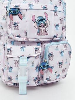 Lilo ve Stitch Bask?l? K?z ?ocuk S?rt ?antas?