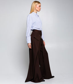 Брюки #КТ0224, шоколадный - Dommod фото 2