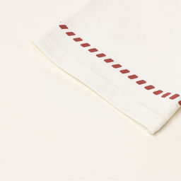 Футболка женская с красным кантом Basic line, молочная, размер 50