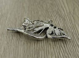 Брошь-подвеска "Бабочка" крыло гелиотис