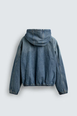 WASHED HOODED JACKET - Zara фото 9