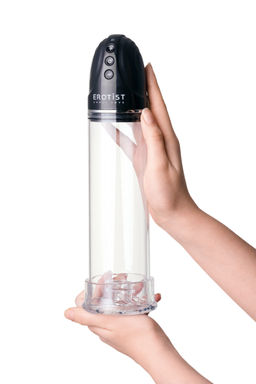 Помпа для пениса Erotist Man up pump, ABS пластик, прозрачная, 30 см  фото 7