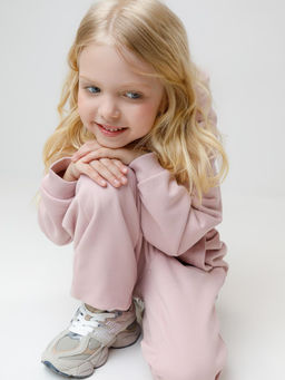 КР 400850/розовый лед к599 брюки для дев