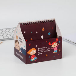 Шкатулка - домик Любимый воспитатель, + планер 50 листов - Artfox фото 5