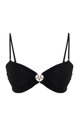 TRENDYOLMILLA K?rm?z? Straplez Premium Aksesuarl? Bikini Ustu TBESS24BU00150  фото 10