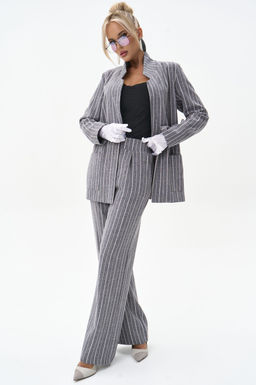 Брюки Грей (серый/полоска)