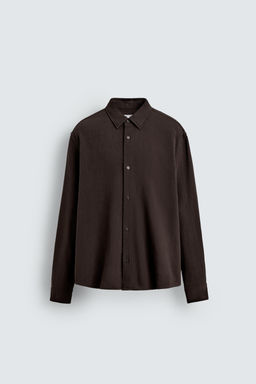 TEXTURED CHECK SHIRT - Zara фото 6