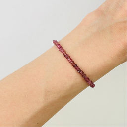 Браслет из Шпинели (градиент) 16,5 см +