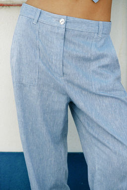 LINEN BLEND JOGGERS