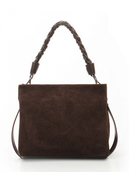 LACCOMA сумка АУ4684-Ф-коричневый натуральная замша хлопок