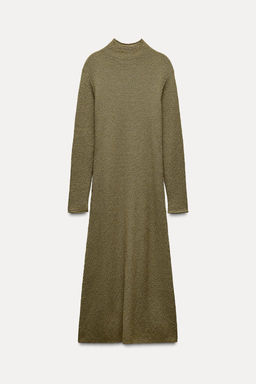HIGH-NECK KNIT DRESS - Zara фото 5