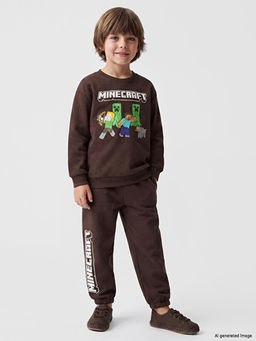 Minecraft Bask?l? Erkek ?ocuk Tak?m