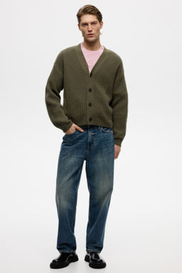 C?rdigan en punto de canal? Loose Fit - H&m фото 6