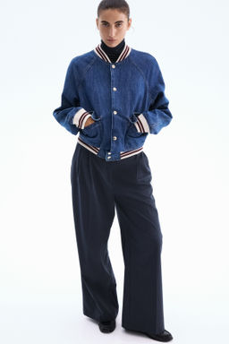 Cazadora bomber en denim - H&m фото 4