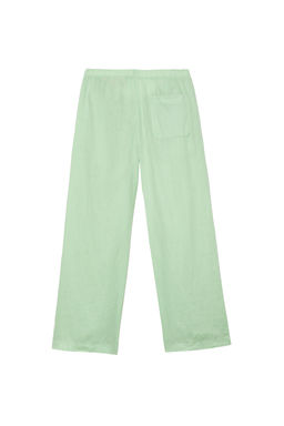 PANTAL?N RELAXED FIT 100% LINO / Verde agua - Zara фото 4