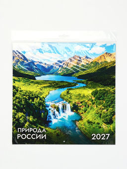 Календарь на скрепке "Природа"