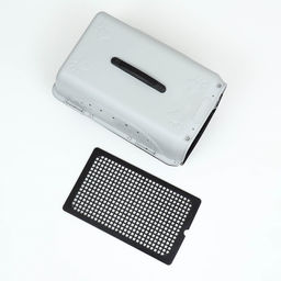 Переноска для животных пластиковая с металлической дверью 47 х 30 х 35 см, вес до 12 кг, серая 934 - Пижон фото 12