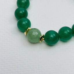 Браслет из зеленого Авантюрина 16,5 см