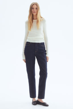 Mom Slim Fit High Waist Ankle Jeans - H&m фото 11