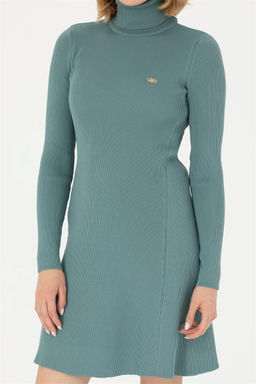 Женское мятное трикотажное платье Неожиданная скидка в корзине - U.s. polo assn фото 6