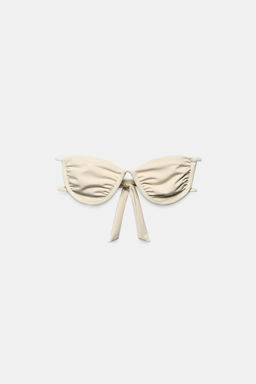 TOP BIKINI AROS TIRAS / Crudo - Zara фото 4