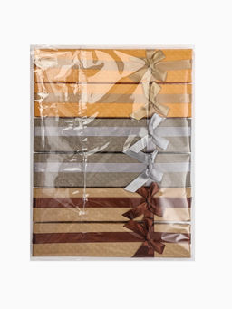 Набор подарочных коробочек 6 шт. под браслет, цепочку, «Стёганый принт», 21×4 см, МИКС