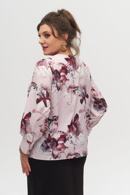 Блуза ANELLI 730 розовый ирис  фото 3