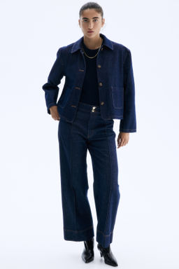 Chaqueta de sarga con cuello camisero - H&m фото 3