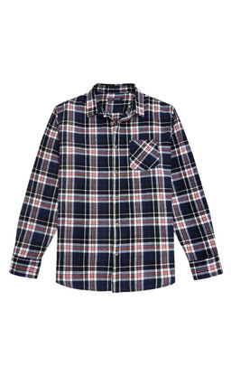 Рубашка фланель F121-0460 orange-blue - Fine joyce фото 4