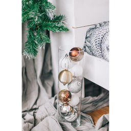 Ваза для цветов «Трубка», 2.7 л, 35×10.7 см, стекло, прозрачная