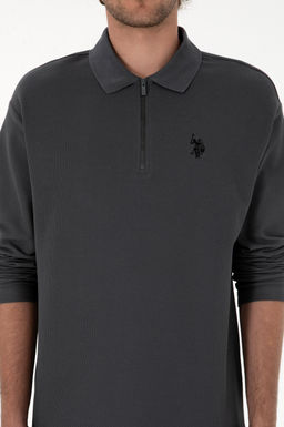 Erkek Antrasit Sweatshirt Sepette S_rpriz _ndirim - U.s. polo assn фото 6