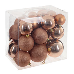 Набор из 26шт Украшение новогоднее "Шар", D 9 см, L9 W9 H9,5 см