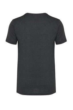 TRENDYOL MAN Siyah Regular/Normal Kesim Dokulu Yaz? Bask?l? T-Shirt TMNSS24TS00199 - Trendyolmilla фото 8