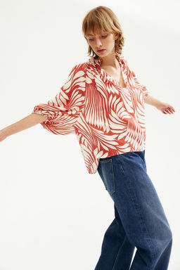 Blusa con mangas globo - H&m фото 5