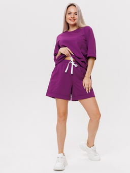 Костюм женский К-205 (футер с лайкрой) Оливковая