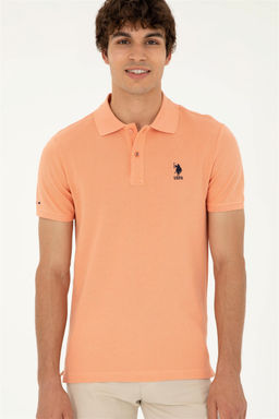 U. S. Polo Assn / Мужская базовая футболка Salmon