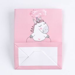 Цена за 12 шт. Пакет подарочный, упаковка, «Любовь единорога», 14 х 11 х 6,5 см