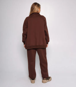 Спортивный костюм #КТ806 (8), шоколадный