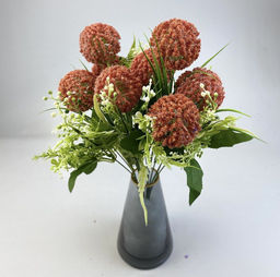 Декоративные растения, цвет оранжевый, 40 см, 8 голов - Aopen фото 2