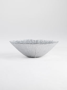 Салатник, 16х5 см, 420 мл, стекло, серебристо-серый, Avila - Anna lafarg фото 2