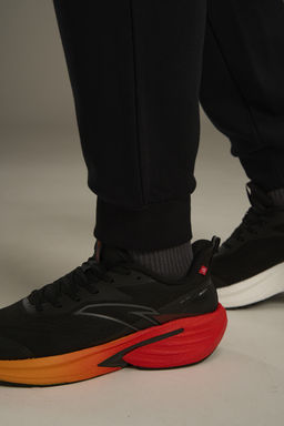 Брюки трикотажные утепленные Черный