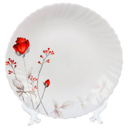 Вероника, Тарелка десертная, стеклокерамика, 19 см, круглая, Daniks, LHP 75/220303 (448945)  фото 2