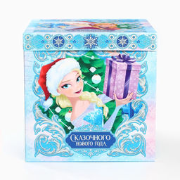 Коробка складная новогодняя Сказочного Нового года, 30 ? 30 ? 30 см