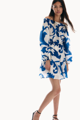 Vestido off-the-shoulder - H&m фото 2