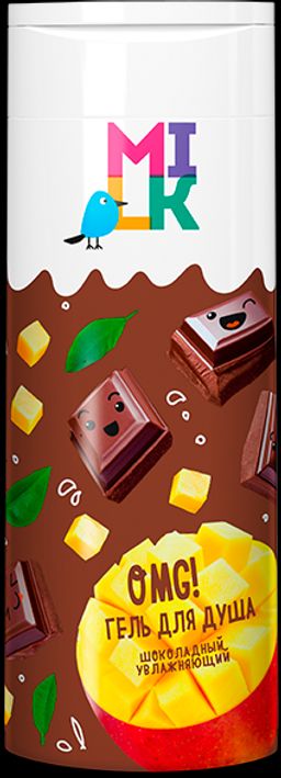БИГ Милк Гель д/душа Шоколадный Увлажняющий (400мл).8 / арт-35822/