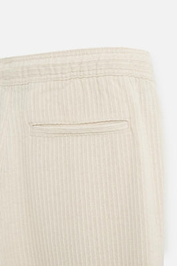 STRIPED JACQUARD TROUSERS - Zara фото 10
